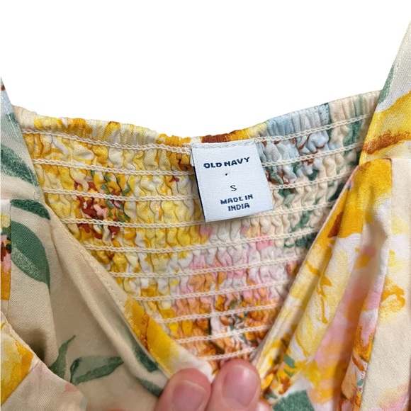 Old Navy Floral Soft Woven Cami Romper NWOT - Picture 7 of 7